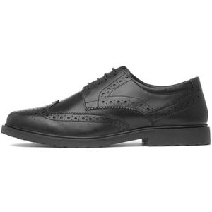 Hush Puppies Dames Verity Brogue Oxford, Zwart, 41 EU