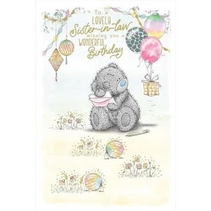 Me to You Tatty Teddy Leuke Verjaardagskaart Voor Een Mooie Schoonzus - Officiële Collectie
