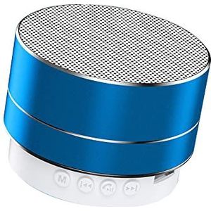Draagbare bluetooth-luidspreker, draadloze mini-bluetooth-luidspreker voor buiten, draadloze bluetooth-luidspreker met TWS, rijk bas-HD-stereogeluid voor thuis, strand, douche blauw