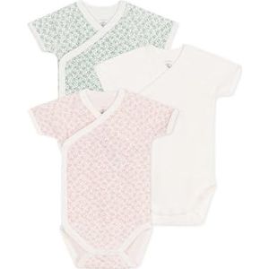 Petit Bateau Bodies geboorte korte mouwen (3 stuks) baby meisjes, Variant 2, Prématuré