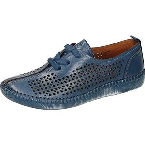 Manitu Dames 840072-05 Sneaker, blauw, 42 EU, blauw, 42 EU