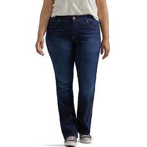 Lee Women's Size Ultra Lux Comfort with Flex Motion Bootcut Jean, Main Thrill, 20 Plus