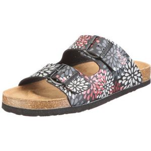 Dr. Brinkmann Dames 700549 slippers, rood, zwart, rood, 38 EU