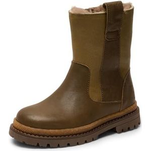 Bisgaard Unisex Niko Lamb Fashion Boot voor kinderen, Olijf, 28 EU