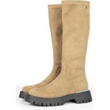 GIOSEPPO - Enying - Kuitlaarzen - Taupe - Velours - Details in Metaal