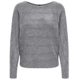 Onljeanett Life Ls Batwing O-Neck Cc KNT, Medium grijs (grey melange), XS