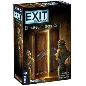 Devir - Exit: het mysterieuze museum, bordspel in het Spaans, bordspel met vrienden, Escape Room, geheime spellen, bordspel voor volwassenen (BGEXIT10)