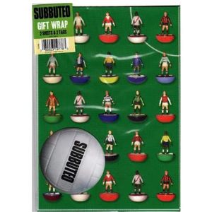 Voetbal Inpakpapier 10 Vellen 10 Tags Subbuteo Sheet Size 70cmx50cm Officieel Product Verantwoordelijk Resourced