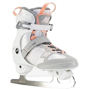 K2 Skates dames schaatsen Alexis Ice Fb — wit - koraal — EU: 39 (UK: 5.5 / US: 8) — 25E0050