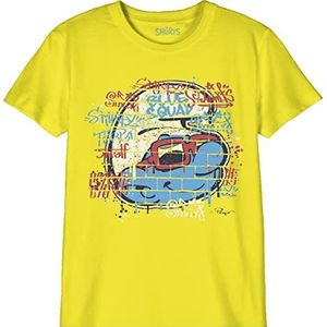 Les Schtroumpfs BOSMURFTS007 T-shirt, geel, 10 jaar, Geel., 10 Jaar