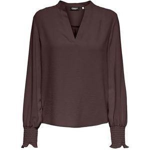 Only - Mette - Blouse - Lange Mouwen - Ronde Kraag - Regular Fit