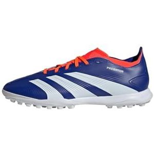 adidas Predator League Voetbalschoenen Turf Schoenen Unisex, Lucid Blauw Ftwr Wit Zonnerood, 44 2/3 EU