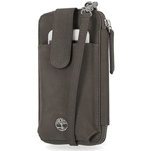 Timberland Leren Phone Crossbody Wallet Bag RFID-lederen schoudertas voor dames, Castlerock (nubuck),
