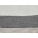 Laken wieg 75x100cm wrinkled cotton storm grey