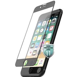 Hama Gehard glas voor Apple iPhone 7/8/SE 2020/SE 2022 '3D-fullscreen ' (displaybescherming, hardheid 10H, dikte 0,33 mm, eenvoudige installatie, krasbestendig, anti-vingerafdruk), zwart