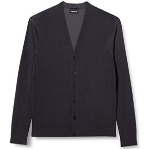Sisley Heren Cardigan Sweater, Black 700, L
