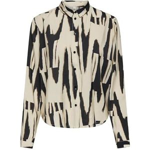 ONLMILA Life L/S Shirt PTM, Zwart/Aop: cherie Graphic, S