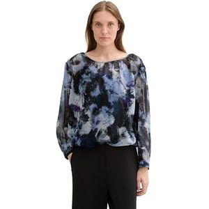 TOM TAILOR Damesblouse, 36558 - Artistiek Watercolor Design, 36
