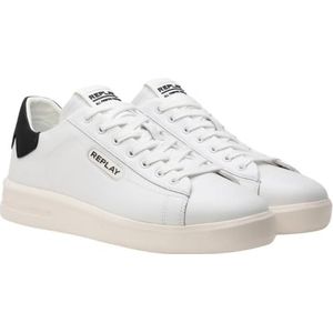 Heren Sneakers - Wit - Leer en Suède