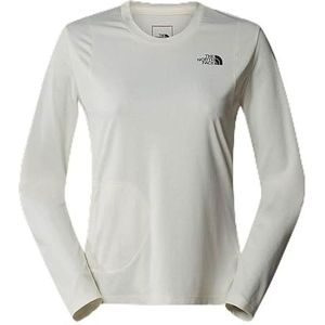 The North Face Packable Ls Overhemd met lange mouwen voor dames White Dune L