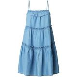 Pepe Jeans - ETTY - Zomerjurk - Blauw Denim - Mouwloos - Flare
