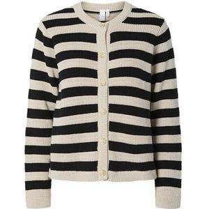 Katoenmix - Vest - Gebreid - Ronde Hals - Lange Mouwen - Regular Fit