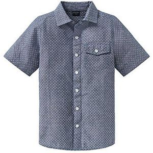 Schiesser Jongens overhemd, blauw (donkerblauw 803), 92 cm