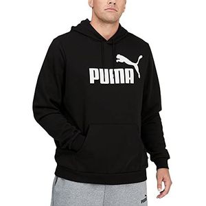 PUMA Sweatshirt met capuchon voor heren, Katoen Zwart, 4XL