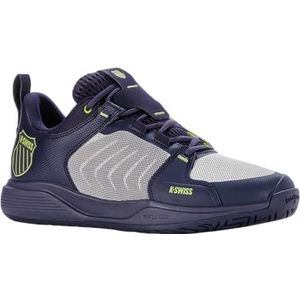 K-Swiss Performance Heren Ultrashot Team Tennis Schoen, Peacoat/Gray Violet/Lime Green, EU 42,5, Peacoat Gray Violet Lime Green, 42.5 EU