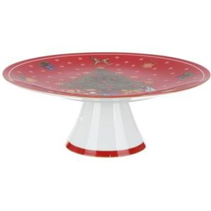 KASANOVA Présentoir à gâteaux 28 cm Arbre de Noël en porcelaine