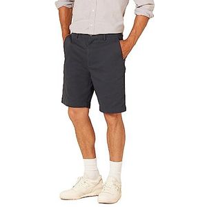 Amazon Essentials Men's Korte broek met binnenbeenlengte van 23 cm en klassieke pasvorm, Marineblauw, 32