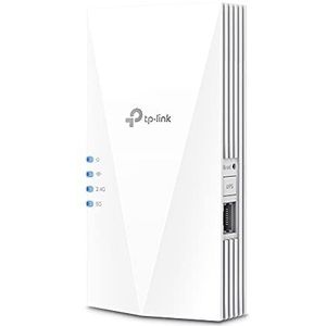 TP-Link WiFi 6 Mesh Repeater, AX1800 WiFi-versterker, WiFi-extender, WiFi-booster, 1 Gigabit Ethernet-poort, compatibel met alle internetboxen (RE600X)