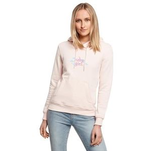 Miss Tee Capuchontrui voor dames Baby Girl Hoody, casual hoodie met opdruk op de voorkant, regular fit, maten XS - 5XL, roze, M