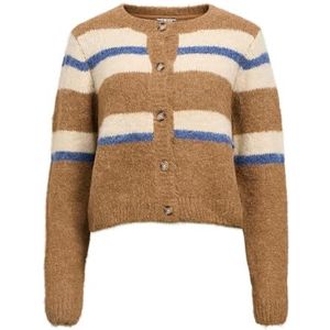Object - Objgalia Re Knit - Cardigan - Tannin/Melange W - Dames