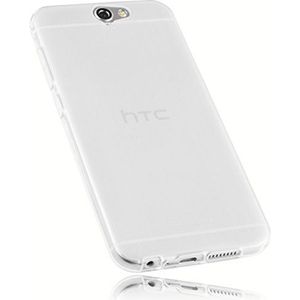 mumbi Hoes compatibel met HTC One A9 mobiele telefoon case telefoonhoes, transparant wit