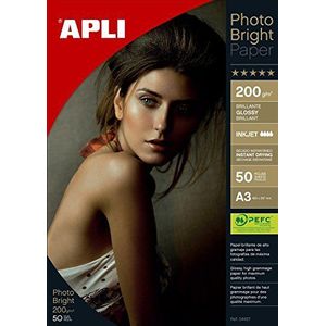 APLI 4457 Photobright A3 fotopapier 200 g 50 vellen