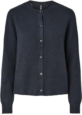 Pcmalou - Gebreid Vest - Regular Fit - Knoopsluiting - Gerecycled Polyester