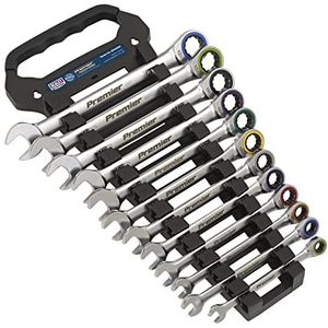 Sealey Combinatie Ratchet Spanner Set, 12st - Platinum Serie - AK63949