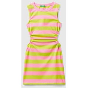 United Colors of Benetton Jurk voor meisjes en meisjes, Meerkleurig., 122 cm