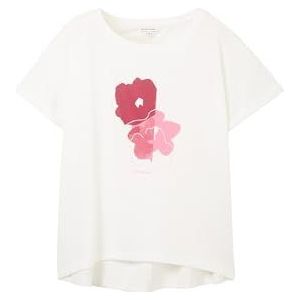 TOM TAILOR T-shirt voor dames, 10315 - Whisper White, L