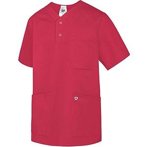 BP 1741-435-188-2XL Unisex Inslip-Casack, 1/2 mouwen, V-hals met armliftsysteem, 180,00 g/m² stofmix, koraal, 2XL