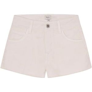Pepe Jeans Ofra Shorts voor meisjes, wit (wit), 14 jaar, Wit (wit), 14 jaar