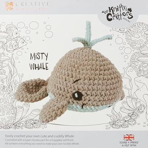 KNITTY CRITTERS Complete haakset, Misty Whale, knuffelige maat
