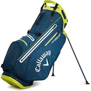 Callaway Golf Fairway 14 HD Waterdichte Stand Bag (2023 versie), Navy/Flo. Geel