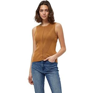 Peppercorn Dames Tana O-hals Top, Bone Bruin, XS