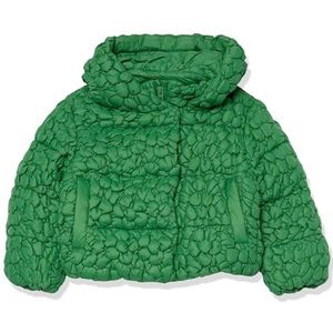 Desigual Chaq_Aurore Girl Woven Padded Short Overcoat voor meisjes, groen, 4 Jaren