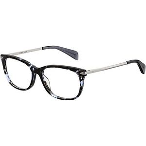 rag & bone RNB3006 bril, Blue Havana, 52 voor dames, Blauw Havana