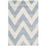 Safavieh Gestructureerd tapijt, CAM139, handgetuft wol, lichtblauw/ivoor, 90 x 150 cm