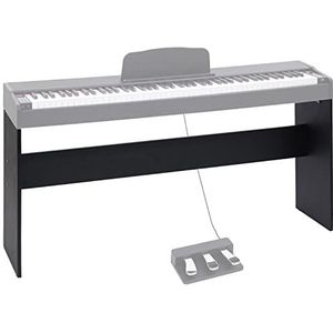 Divarte Standaard DP45 - digitale piano standaard - robuuste houten houder - standaard voor Divarte DP45 - zwart