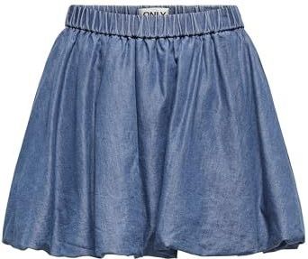 ONLY - ONLBea - A-lijnrok - Blauw Denim
